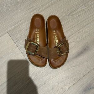 Birkenstock big buckle Madrid sandals